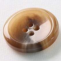 HR빅버튼 각시봉 단추 25mm, 다크 베이지, 4개입
