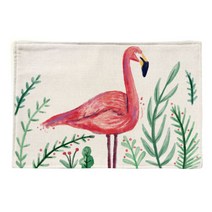 스토어33 썸머 디자인 키친 린넨 테이블매트, P, 44 x 28 cm