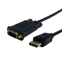 랜스타 신호변환기 디스플레이 to VGA 컨버터 케이블, LS-DP15-2M