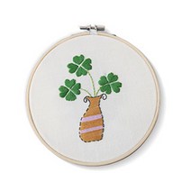 이지자수 DIY 패키지, 1세트, 네잎클로버