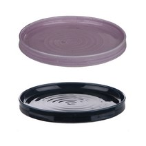 임의섭도예작업장 원통 찬기 대, 라일락, 네이비, 2개입