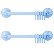 마켓감성 강력흡착 다용도 후크걸이 2p, 블루, 1개