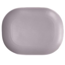 보울보울 레트로라인 오발플레이트, 라벤더바이올렛, 1개