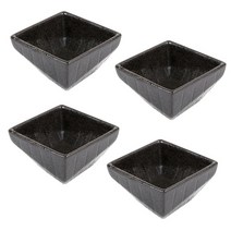 디어리빙 모던플로엣 사각볼, 블랙, 4개입