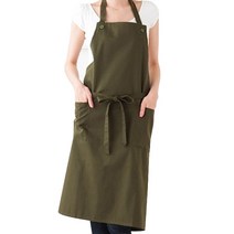 비엘리빙 심플 작업 에이프런, 그린, 1개