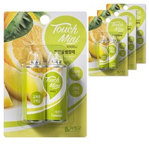 리빙굿 터치미니 리필 레몬향 13ml x 2p, 4개