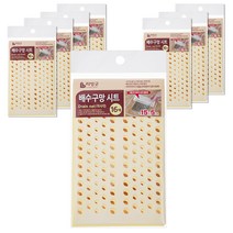 리빙굿 배수구망 시트 직사각 16p, 8개입