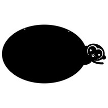 쿠 홈 인테리어 아크릴 메모 보드 MO 61 걸이형 블랙 중, 1개
