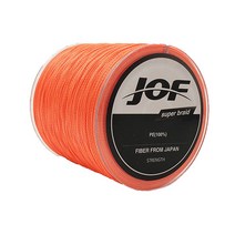 비케이 4합사 PE JOF 낚싯줄 500m, 오렌지, 1개