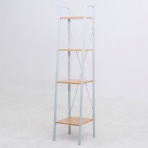 포메리트 모던스틸 사다리선반 4단 350, 화이트