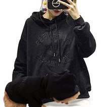 지와이에이펫 S&H HAPPINESS 후드 견주 커플룩, 블랙