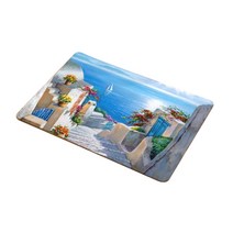 해피트레이딩 해피팝 소프머치 주방욕실 발매트, 플라이스카이