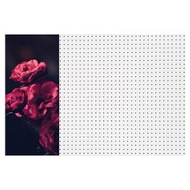 앤비커머스 인테리어 타공판 소프트플라워 좌WHITE 60 x 90 cm, 1개