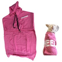 지와이에이펫 S&H HEEZ 견주 + 반려견 커플 후드티, 로즈레드