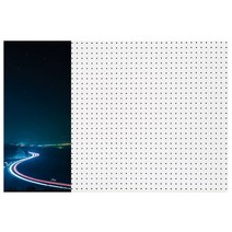 앤비커머스 인테리어 타공판 S라인 좌 WHITE, 1개