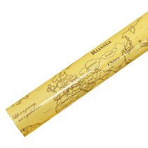 영프라자 지도 비닐증착포장지 37.5cm x 20m, 옐로우, 1개
