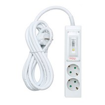 가가넷 포인트탭 4000W 고용량 멀티탭 2구 누전차단형 SSPM-1550E, 1.5m, 1개