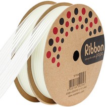 영프라자 줄오간디 리본 16mm x 2p, 연노랑, 13.7m