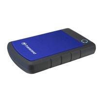 트랜센드 StoreJet 25H3B USB 3.1 Portable HDD 충격방지 외장하드 TS2TSJ25H3B, 2TB, 혼합 색상