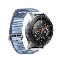 랩씨 갤럭시 프론티어/기어S3/워치3 22mm 스트랩 나토 밴드 (45/46mm 호환 가능), 네이비블루