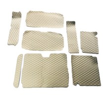 JIAODIAN 프리미엄 퀼팅 차량용 트렁크 매트 연베이지, 푸조, 3008 2011년~2013년