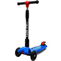 발로타 아동용 접이식 발광 킥보드, 블루