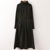 봉봉스토리 스노우 포근 롱 임부용 원피스