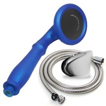 하우홈 미세형 블루 샤워기 풀세트 샤워헤드 + 샤워호스 + 무브브라켓, 1세트