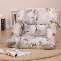 보테바인 리클 1인 좌식 쇼파 의자, 체크베이지