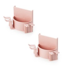 앤티스 흡착식 칫솔걸이, 핑크, 2개입