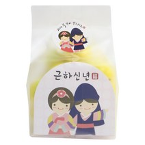 황씨네도시락 새해복쿠키받침M반투명세트 20p + 새해복 스티커 소년소녀 20p, 1세트