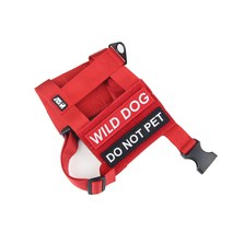 와일드독 밀리터리 강아지하네스, 레드