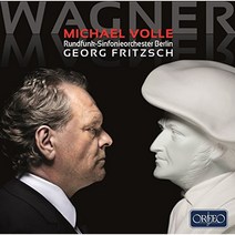 RICHARD WAGNER - OPERNARIEN/ MICHAEL VOLLE GEORG FRITZSCH 바그너: 명가수 탄호이저 라인의 황금 지그프리트 발퀴레의 아리아들 오스트리아수입반, 1CD