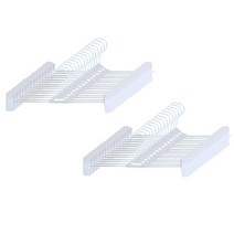 가쯔 집게바지걸이, 화이트, 60개