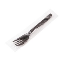 봄91 SP 블랙 커트러리 포크 대 17 x 2.8 cm, 1개입, 200개