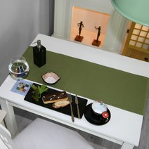 나산데코 테이블러너, 에버그린 261-46, 4인용(180 x 30 cm)