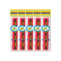 키모니 하이 소프트 홀 스파이럴 그립 KGT119 5p, 레드, 1개
