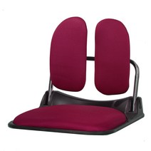 체어빌 스마트좌식 폴더형 메쉬원단 좌식의자, 와인