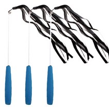 아이엠 고양이 파다닥 힐링 2단 낚시대 검정리본, Blue, 3개입