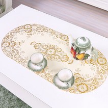 앤티스 르네상스 자수 테이블 매트 2p, 데이지, 84x40cm
