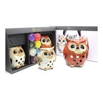 올레비엔 미소 소중한 부엉이 캔들홀더세트, 혼합