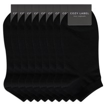 코지라벨 남성용 베이직 스니커즈 양말 9족