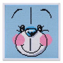 픽스아트 판넬형 보석십자수 키트, E 곰돌이, 1세트