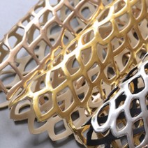 저스틴 플라워 인테리어 테이블매트 4p, 골드, 39cm