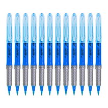 빅 마킹 하이라이터 플렉스 형광펜, 블루, 12개입