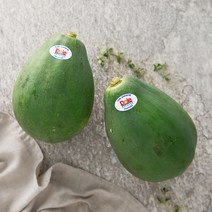 Dole 그린파파야 2입, 1kg, 1팩