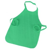 블럭마트 부직포 1회용앞치마, 그린, 100개입