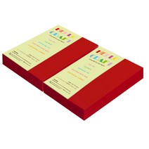 종이문화 양면색상지 뉴씨플레인 32절 No.37 밝은빨강색, 560매