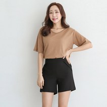 토마토팩토리 여성용 뒷밴딩 스판 반바지 300