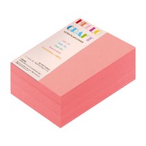 종이문화 두꺼운양면카드지 레인보우카드 No.25 새몬, A6, 720매